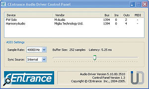 The CEntrance Universal Firewire ASIO drivers could provide the first professional way to combine the functions of several Firewire interfaces from different manufacturers.