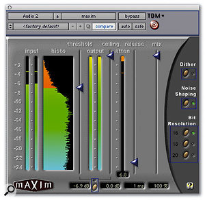 Pro Tools Mastering Limiter Shootout