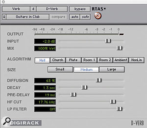 Figure 4: Guitars patch settings.