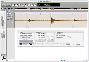 Edit Smoothing mode uses crossfades to mask any obvious gaps created by moving the slices around.