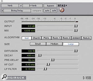 Figure 5: Boing Delay settings