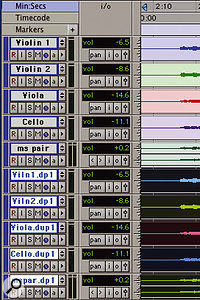 Moving the topmost duplicated track can then bring all the duplicates together...