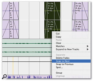 Pro Tools 7.3 also brings the comprehensive contextual menu system introduced with version 7.2 HD to LE users.