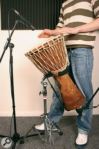 Q. How do you mic up a Djembe?