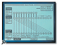 Quick Patch allows you to easily configure mixer routings.