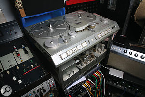 The Studer C37 two-track, which Holland hopes to get working with his Pye desk.