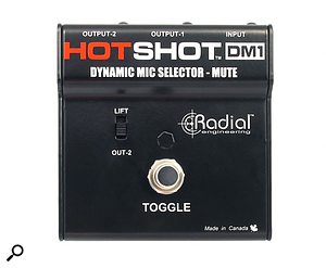 Radial HotShot DM1 dynamic mic selector.