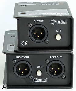 On the output side, there’s a ground‑lift facility.