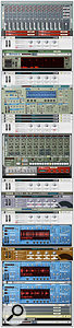 An all-in-one live rack, with everything needed for the set.