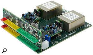 The Lundahl transformer module for the master output stage.