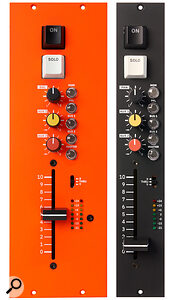 Unusually, the modularity extends to fader options for mono or stereo channel configurations.