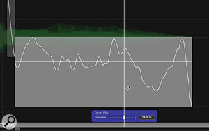 For quick pitch correction, the aptly named Correct Pitch tool is indispensable.