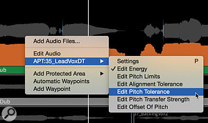 It might not be called ‘automation’ but the facility to vary Process Settings over time will be familiar to any DAW user and allows you to create much more polished results.