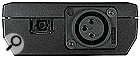 The rear panel of the Digispy carries an XLR socket for AES-EBU digital signals and a Toslink optical connector for S/PDIF — coaxial S/PDIF signals can be accepted at the XLR socket via a supplied adaptor.