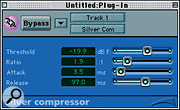 The basic Silver Compressor plug-in.