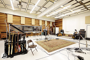 The Studio A live room has remained unchanged for decades, and is famed for its drum sounds.