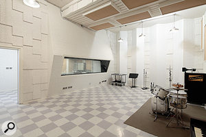 Studio B boasts a  control room, a  45-square-metre tracking space and a  15-square-metre booth.