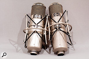 The studios’ mic collection includes this pair of Neumann U47s.