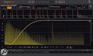 Cableguys ShaperBox 3 multi-band multi-effects LFO modulation plug-in audio trigger