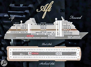 Prone to seasickness? Then try to book a room mid-ship and mid-deck. The views won't rival those from the upper decks, but ambient noise and ship movement will be substantially reduced.