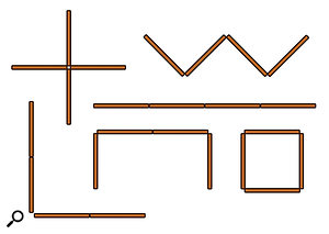 The baffle's four walls can be connected in various ways with the aluminium profiling, so the system can be used in future sessions with different baffling requirements. Here are some of the possible options; the top-left configuration is the cross-shaped one used on this session.