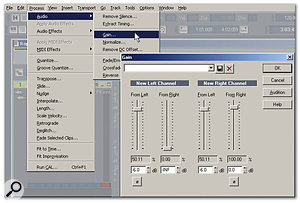 These settings weight the stereo image from centre to right rather than left to right.