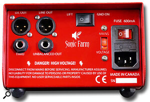 In addition to the transformer‑balanced mic‑level output, there are both balanced and unbalanced line‑level outs on the rear and, round the front, an aux input and stereo headphone output.