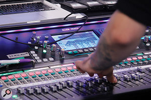 An Allen & Heath dLive SQ7 mixer, ably operated by engineer Andrew Mansell of PA company Sono Vie, controlled both front-of-house and stage monitors.