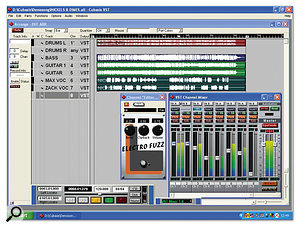 The US122 ships with a dedicated version of Steinberg's Cubasis VST sequencer.