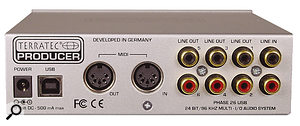 The Phase 26 USB provides stereo input, switchable between analogue, co-axial and optical, and six-channel output.