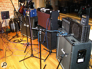 A typical Toby Wright guitar amp setup... 