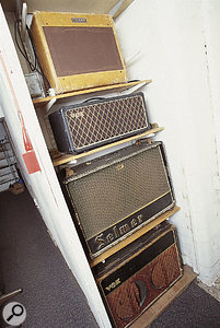 Toe Rag's vintage equipment selection extends to guitar amps. 