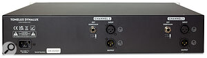 As well as the balanced I/O on XLRs, there’s a dedicated external side‑chain input for each channel.