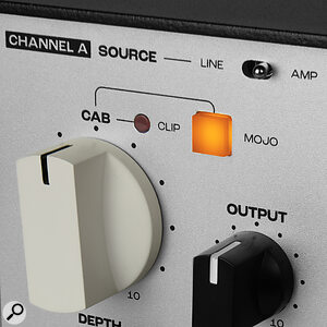 The somewhat mysterious Mojo control, designed to deliver “high‑power feel” at low volumes. We might not know quite how it works, but it does!