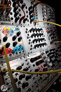 Eurorack synth modules.