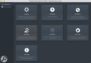Most users will opt to use the plug‑in, but the GControl software also offers standalone management of setting storage and recall.