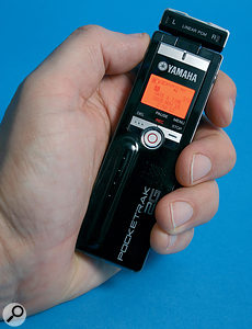 Pocketrak by name and nature... The Yamaha 2G is probably the smallest CD-quality recorder available.