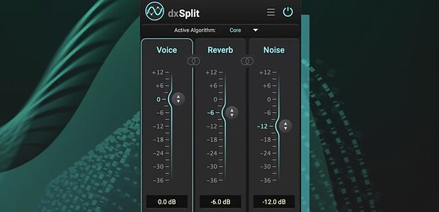 Accentize dxSplit dialogue restoration clean-up audio plug-in
