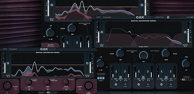 Acustica Oak stereo width dynamic processing plug-in suite