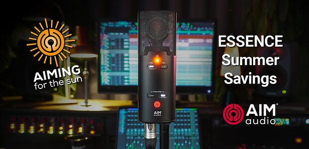 Aim Audio Essence Summer Promotion studio condenser capacitor mic offer