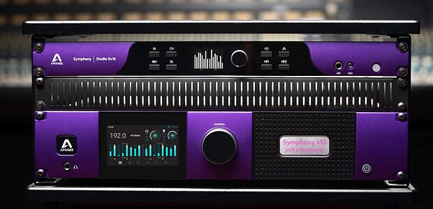 Apogee Symphony I/O MkII Anniversary Edition audio interface analogue digital converter