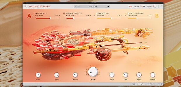 Arturia Augmented Persia hybrid virtual instrument sample library