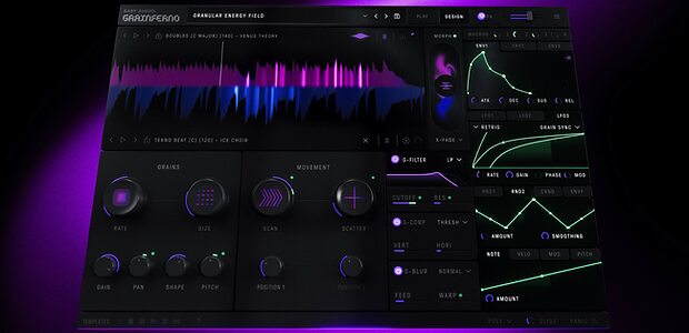 Baby Audio Grainferno granular software synthesizer virtual instrument VST