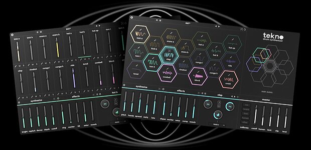 Baby Audio Tekno Drum Synthesizer plug-in analogue modelling