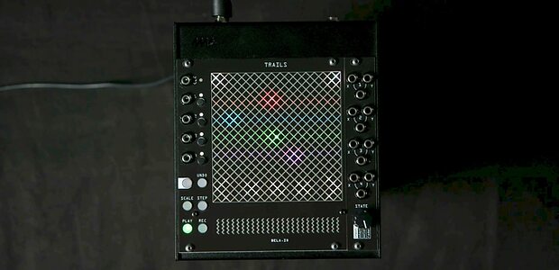 Bela Trails polyphonic touch recorder Eurorack module