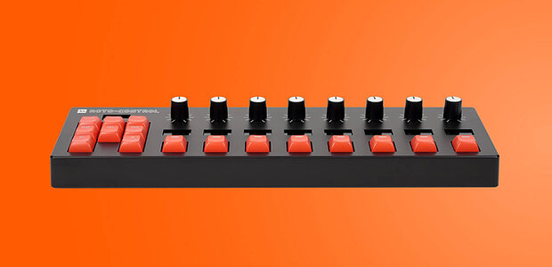 Melbourne Instruments Roto-Control Bitwig Edition MIDI DAW controller motorised knobs