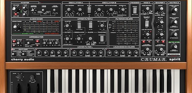 Cherry Audio Crumar Spirit analogue monosynth plug-in emulation VST