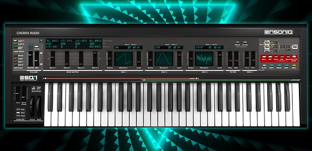 Cherry Audio Ensoniq ESQ-1 vintage hybrid digital analogue synthesizer emulation VST