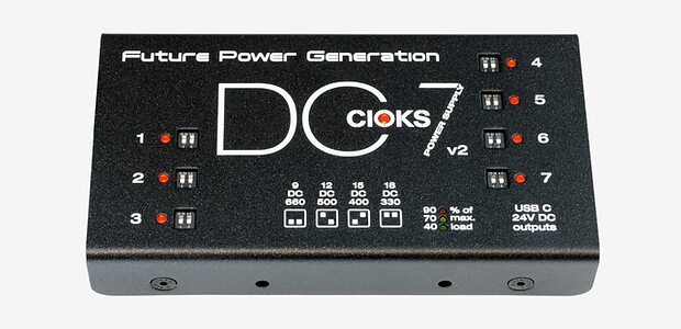 CIOKS DC7 v2 guitar effects pedal PSU isolated power supply