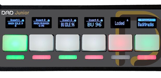 DAD Junior Thunder Core audio interface desktop remote control